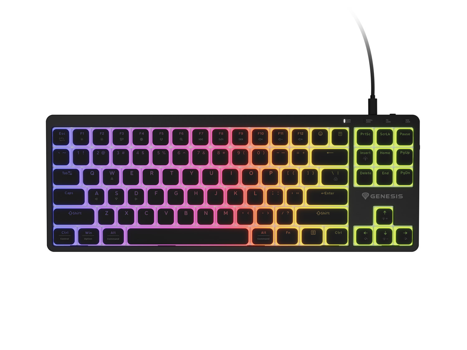 Genesis Gaming Tastatur THOR 430 TKL (US) RGB OUTEMU kabelg.