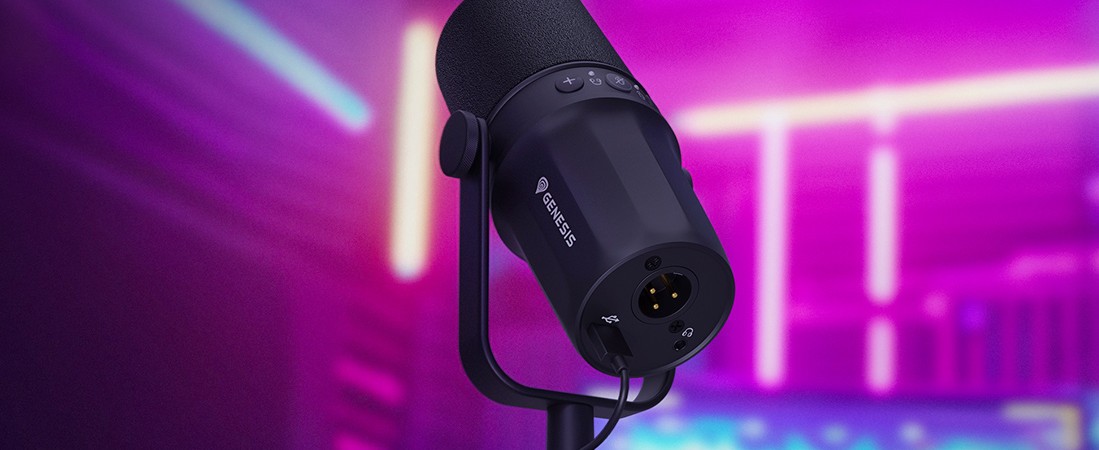 Your voice with studio precision. GENESIS Radium 750D microphone premiere.