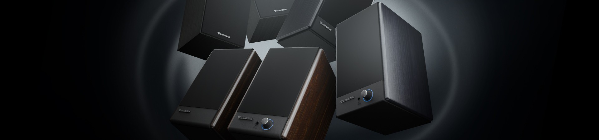 Powerful sound and complete control. Discover the new GENESIS Arsen 502 BT and 402 BT speakers