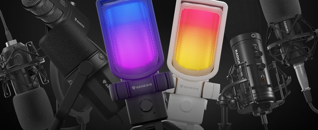 GENESIS Radium microphones - from streaming to the studio