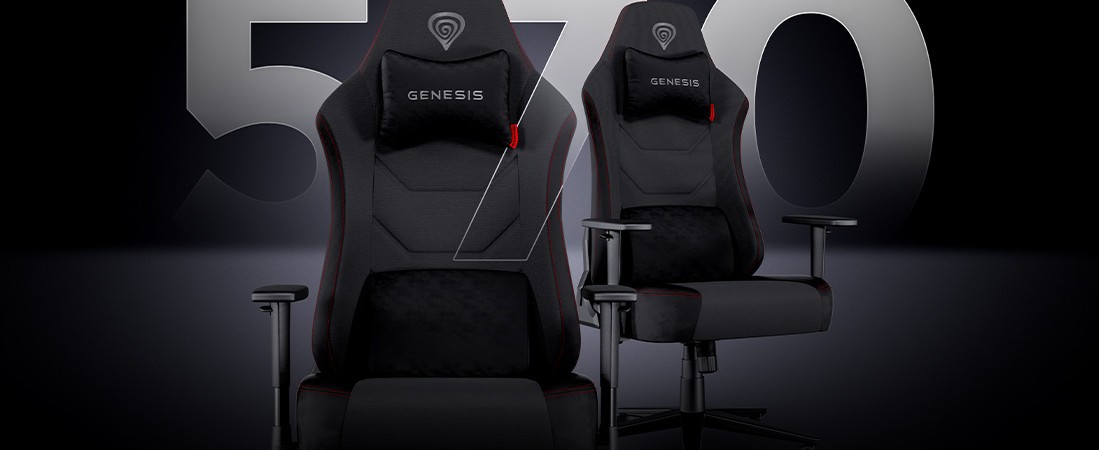 Unlimited comfort. Discover the GENESIS Nitro 570 chair