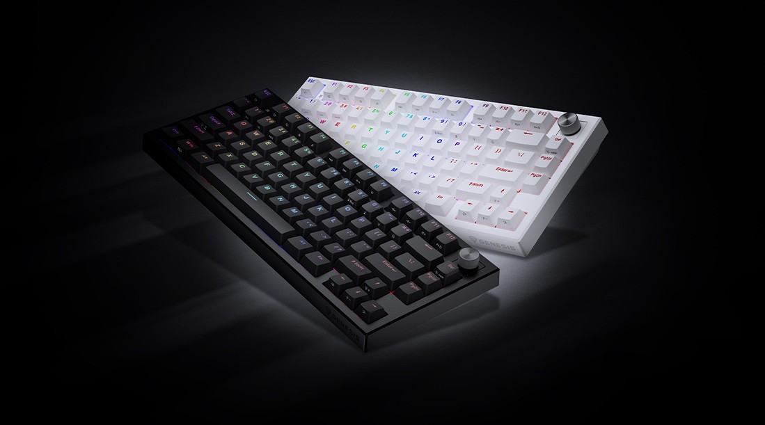 Compact design, proprietary switches, maximum control. GENESIS Thor 404 75%