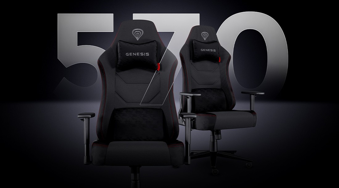 Unlimited comfort. Discover the GENESIS Nitro 570 chair