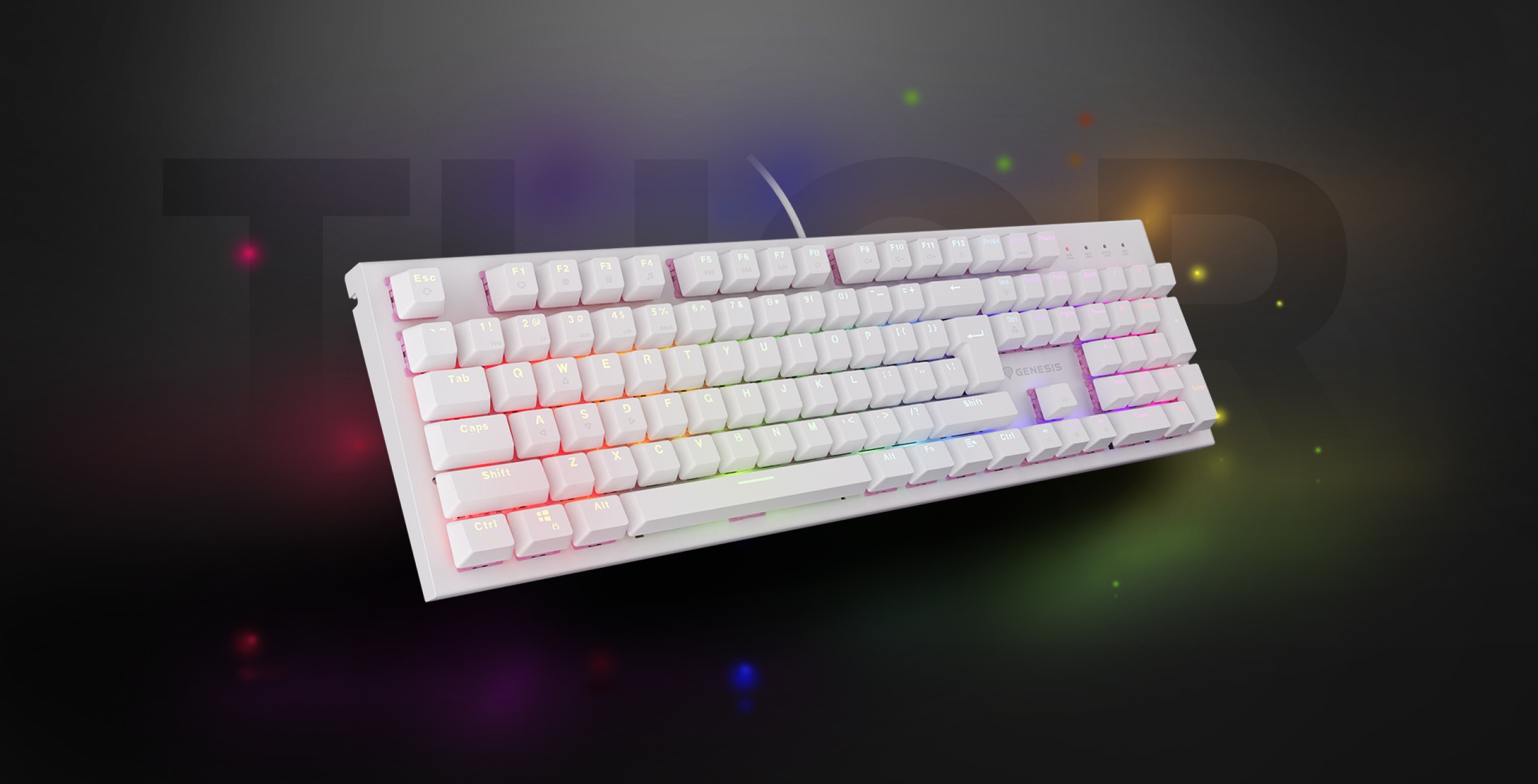 Genesis Thor 303 White (Outemu Peach Silent)