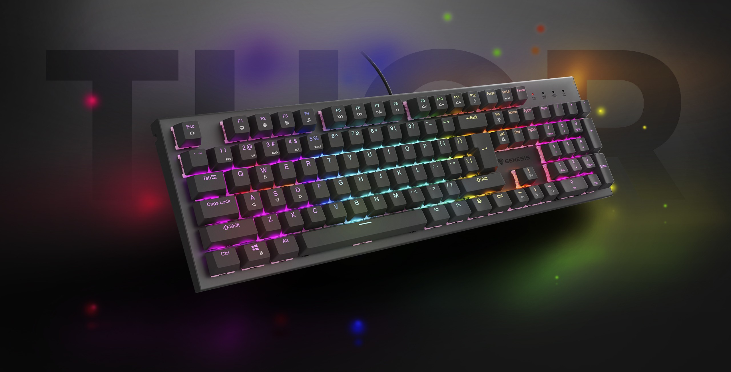Genesis Thor 303 Black (Outemu Peach Silent)