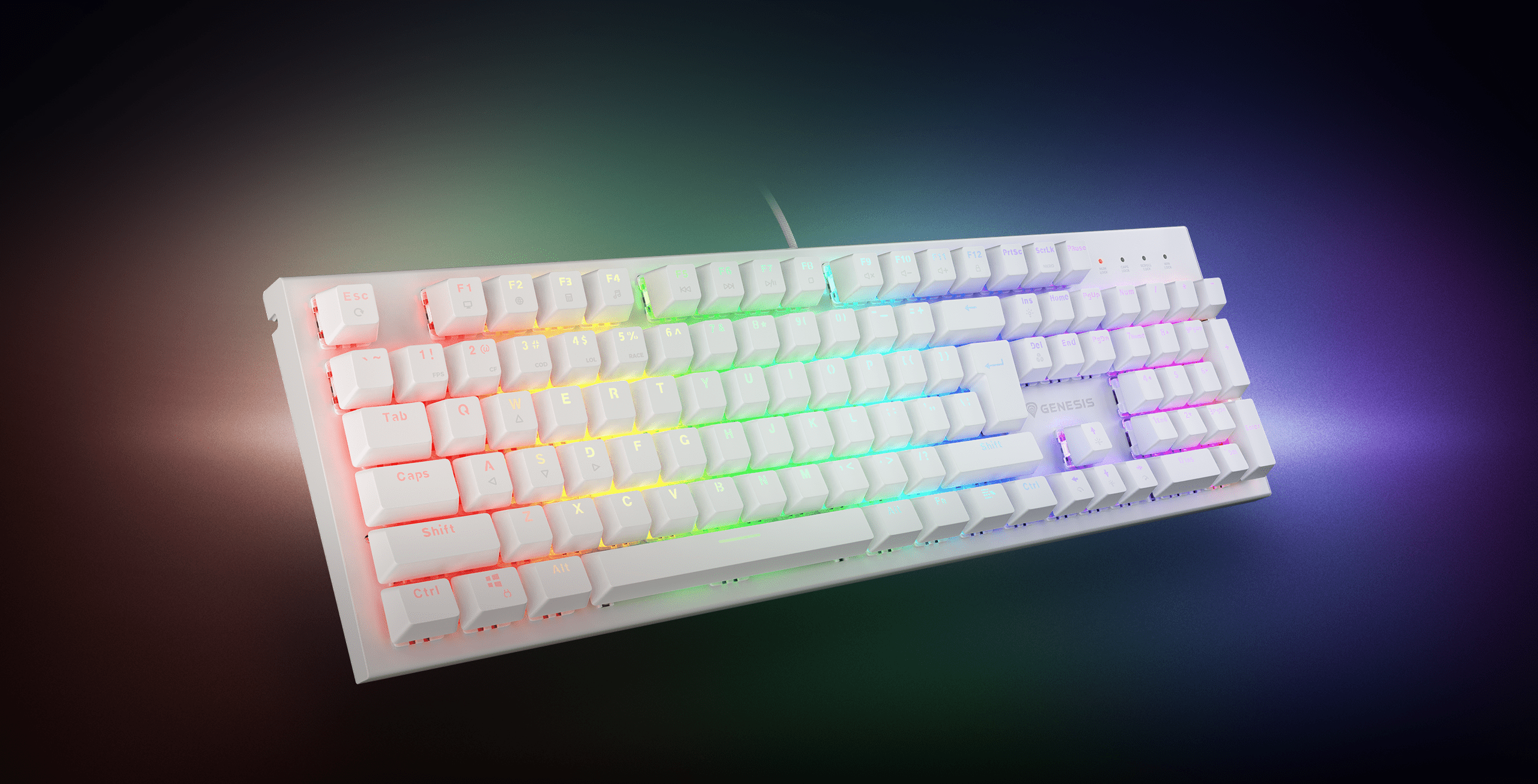 Genesis Thor 303 White (Outemu Brown)
