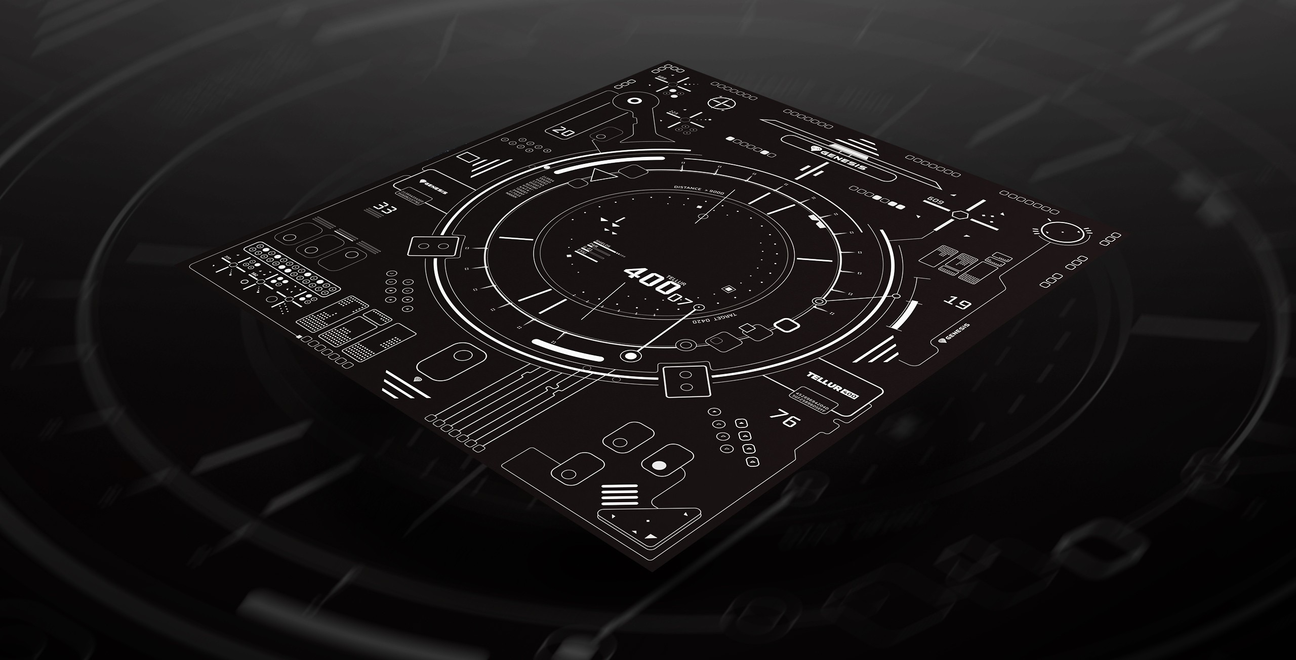 Genesis Tellur 400 Square HUD