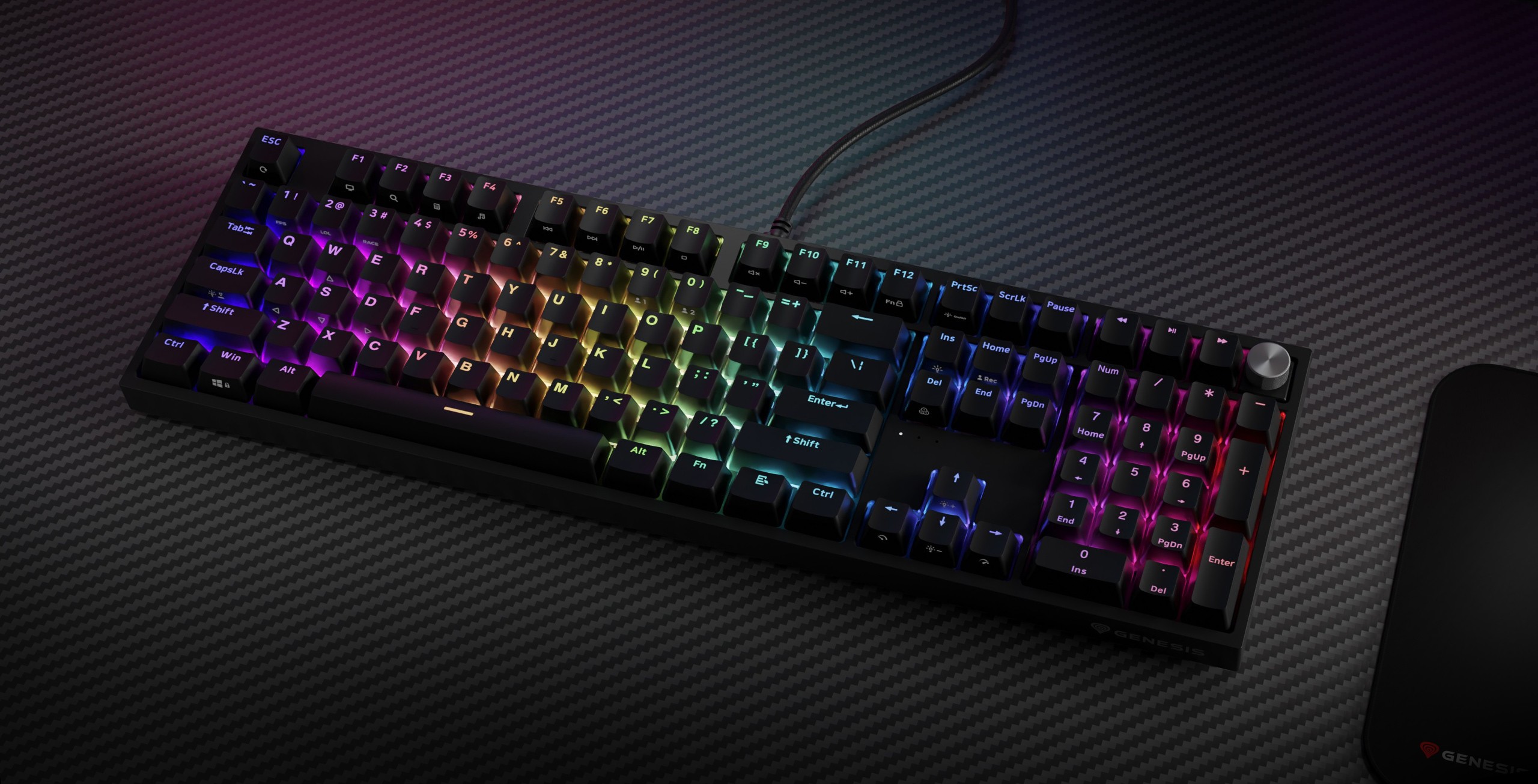 Genesis Thor 404 Black (Gateron Yellow Pro)