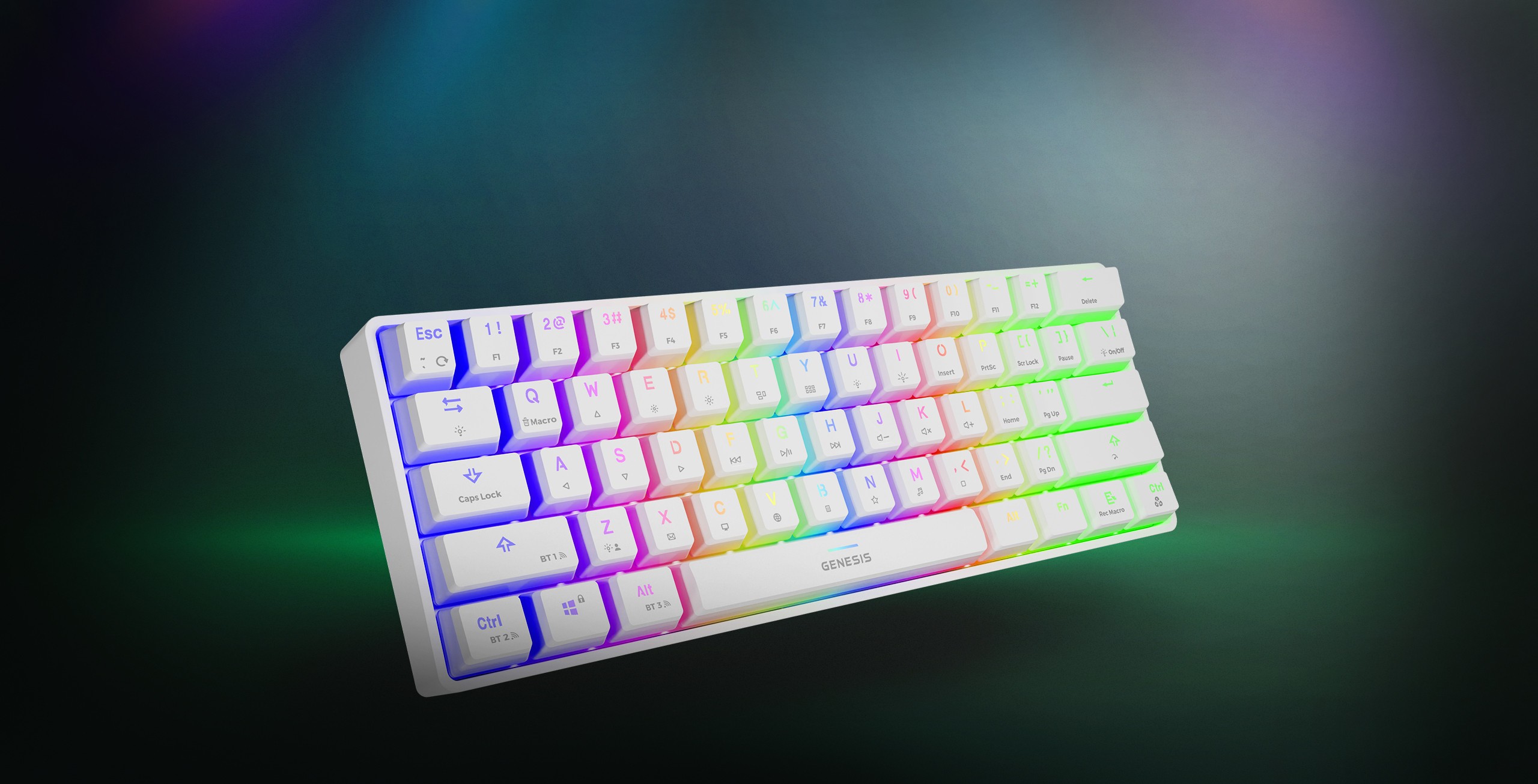 Genesis Thor 660 White (Gateron Red)