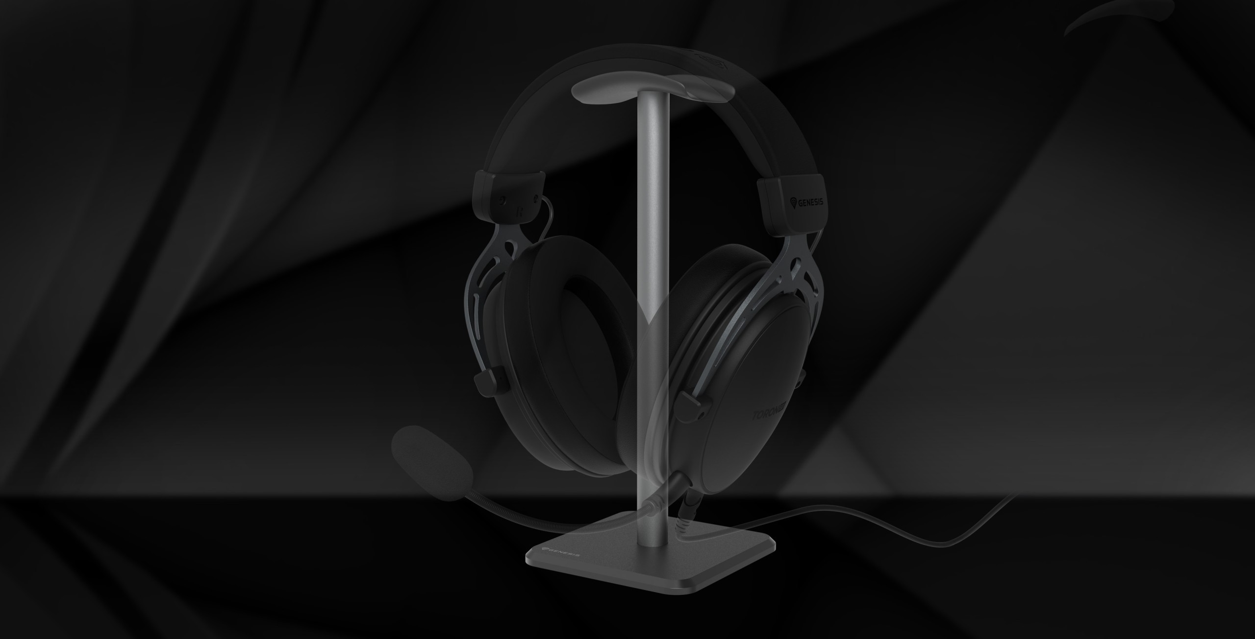 Genesis HEADPHONE STAND GENESIS THULIUM 100 GUN METAL GUN METAL