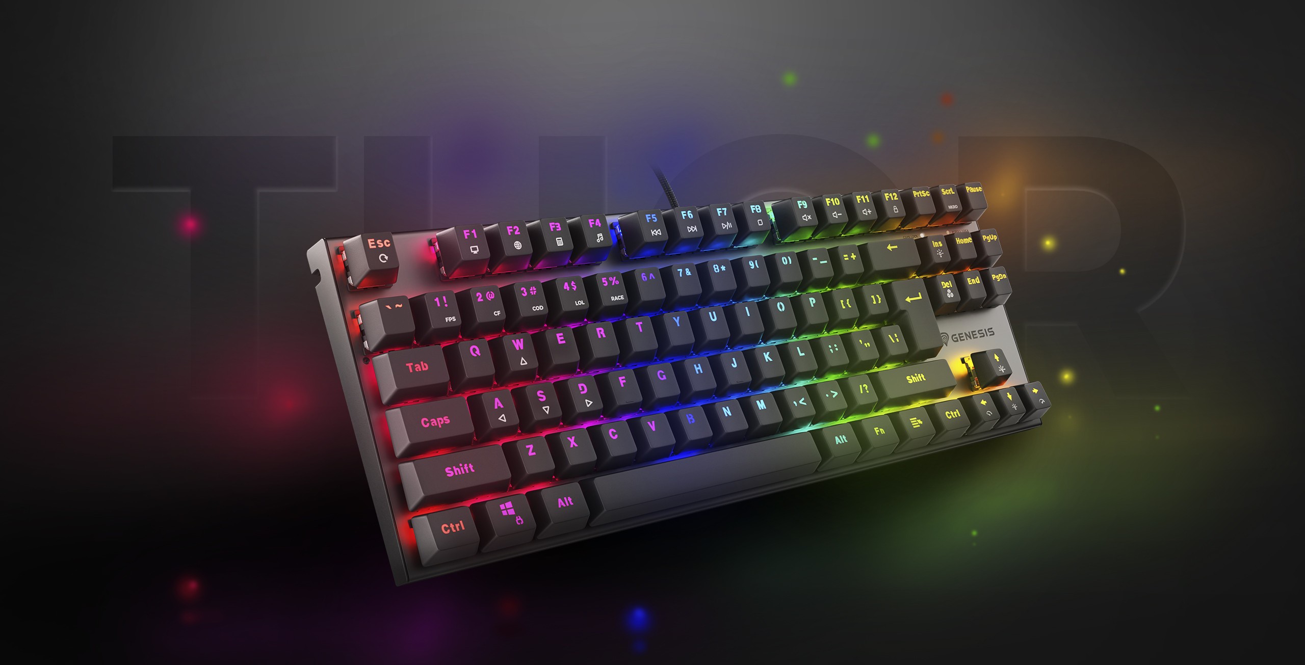 Genesis Thor 303 TKL Black (Outemu Red)