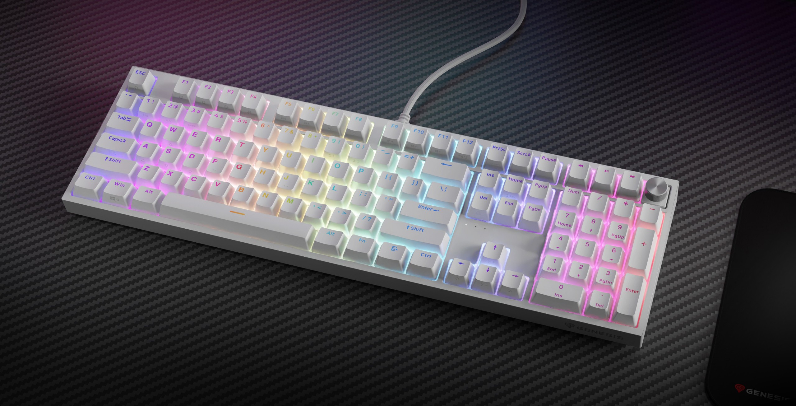 Genesis Thor 404 White (Gateron Yellow Pro)