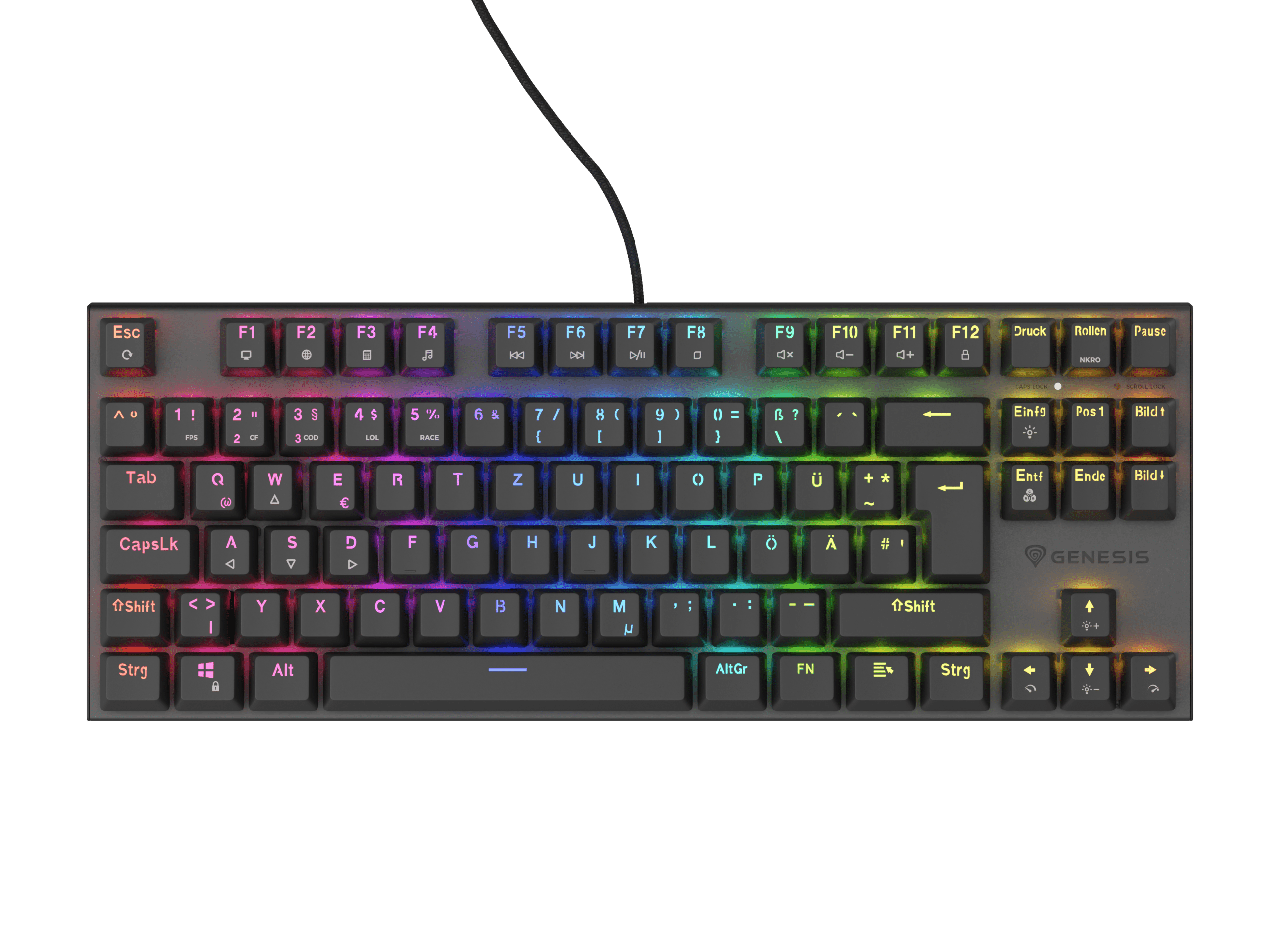 Genesis Thor 303 TKL DE Black (Outemu Brown)