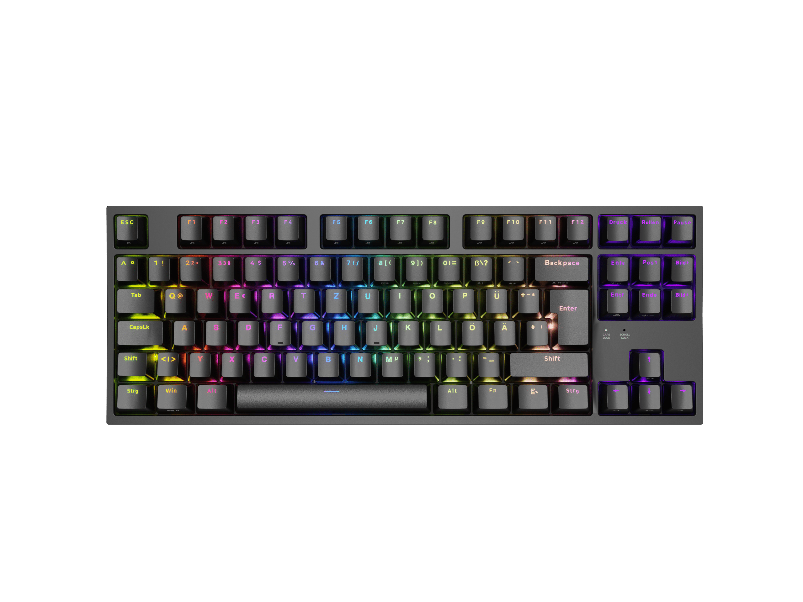 Genesis Thor 404 TKL DE Black (Gateron Yellow PRO)