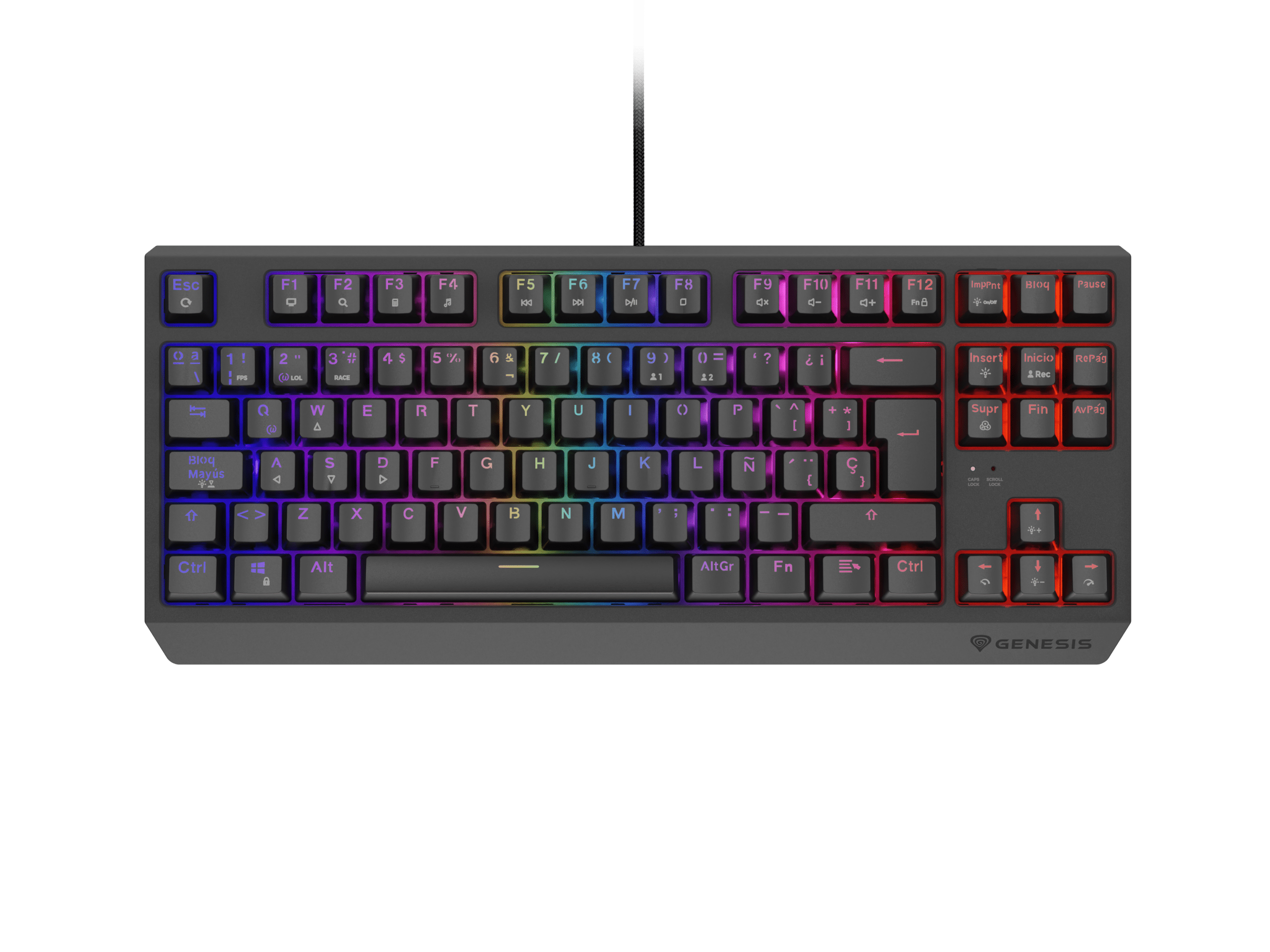 Genesis Thor 230 TKL ES Black (Outemu Red)