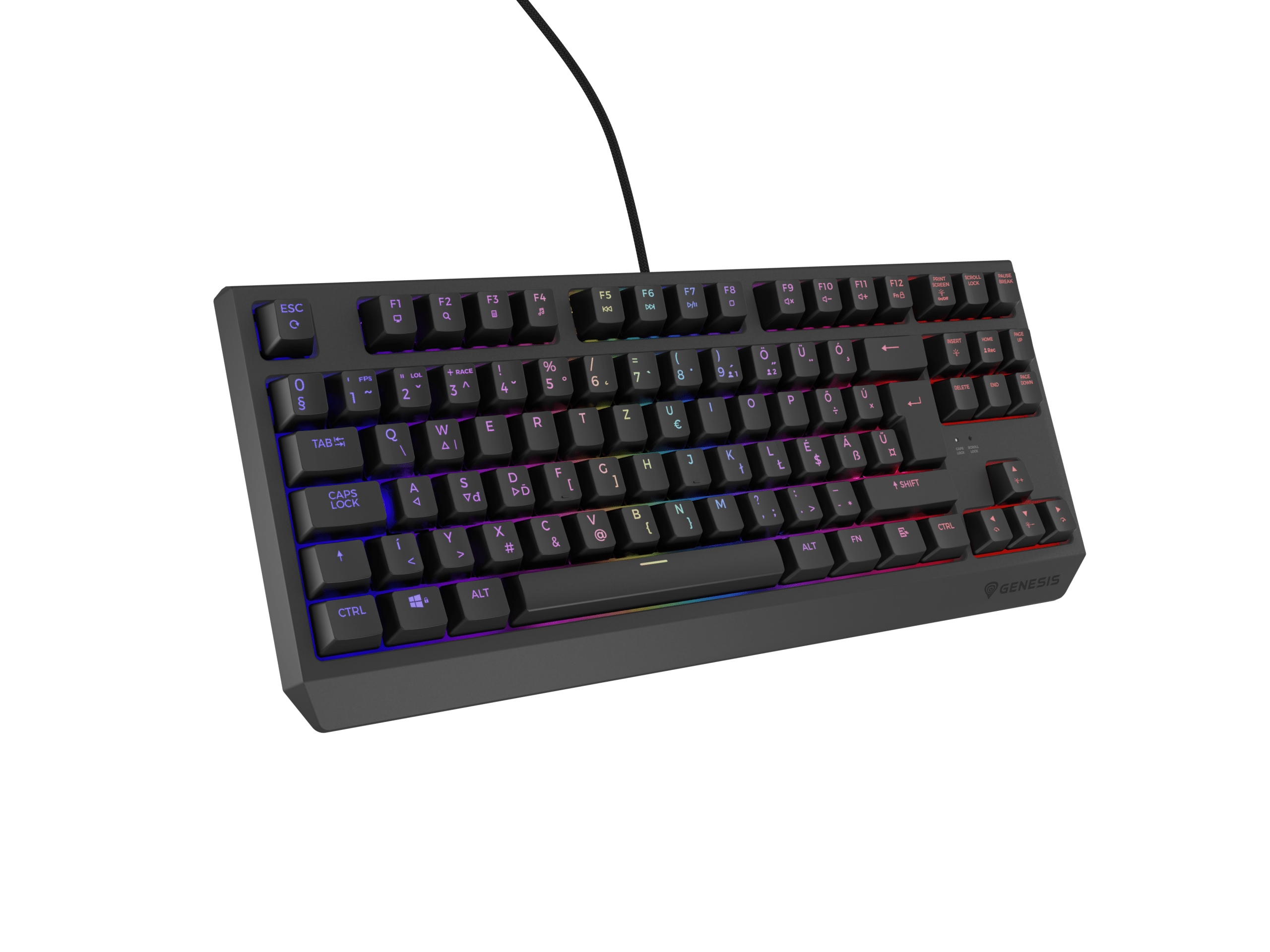 Genesis Thor 230 TKL Lite HU Black (Outemu Red)