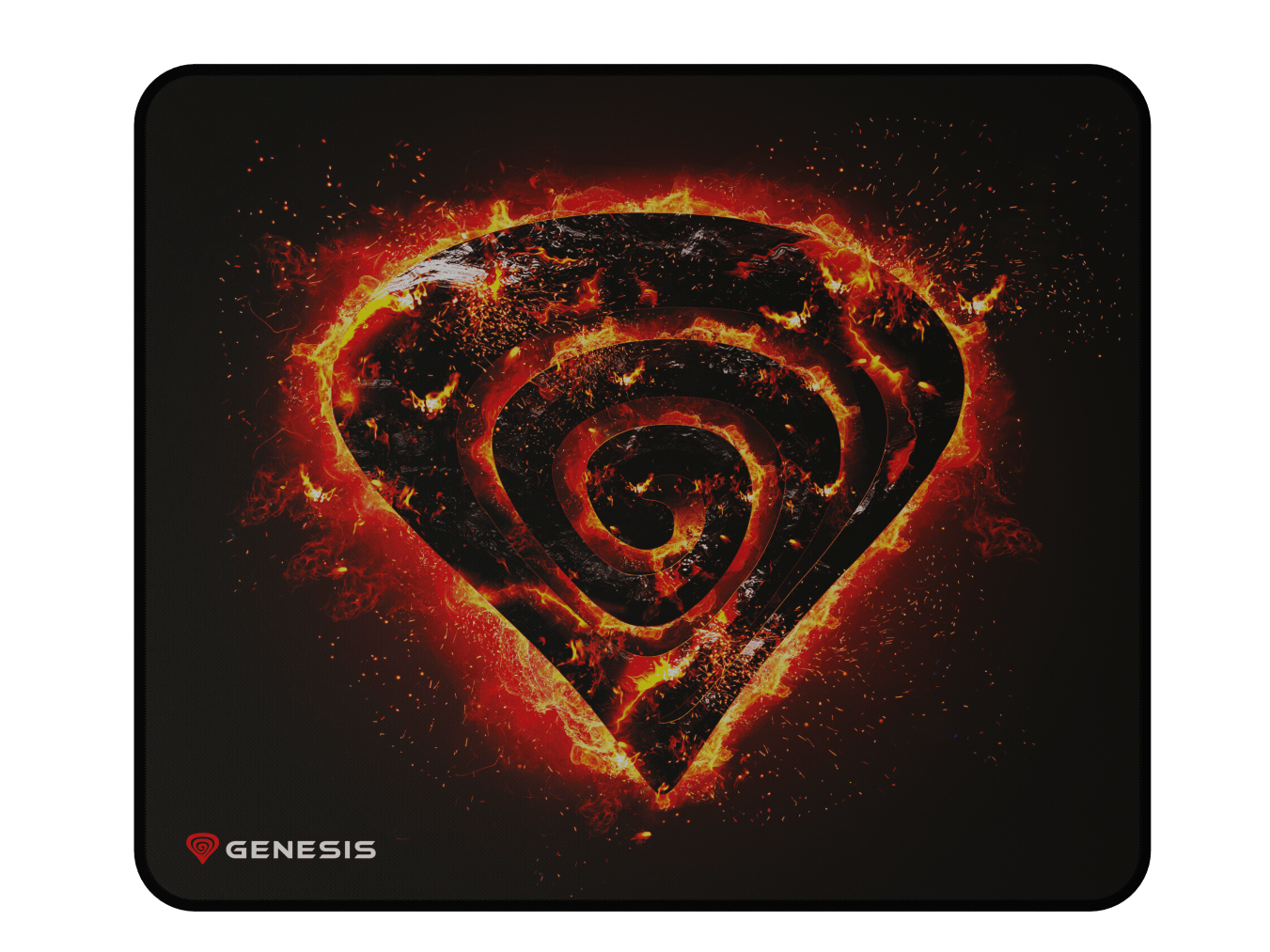 Genesis MOUSE PAD GENESIS CARBON 500 M FIRE 300X250MM (M12)