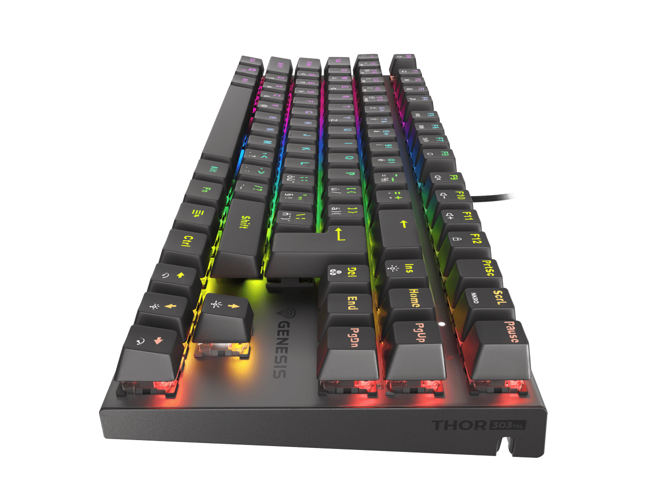 Genesis Thor 303 TKL CZ/SK Black (Outemu Red)