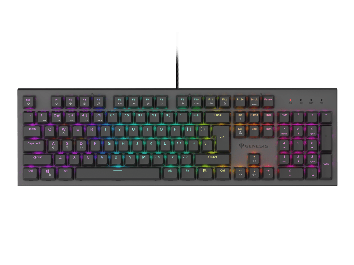 Genesis Thor 303 Black (Outemu Red)