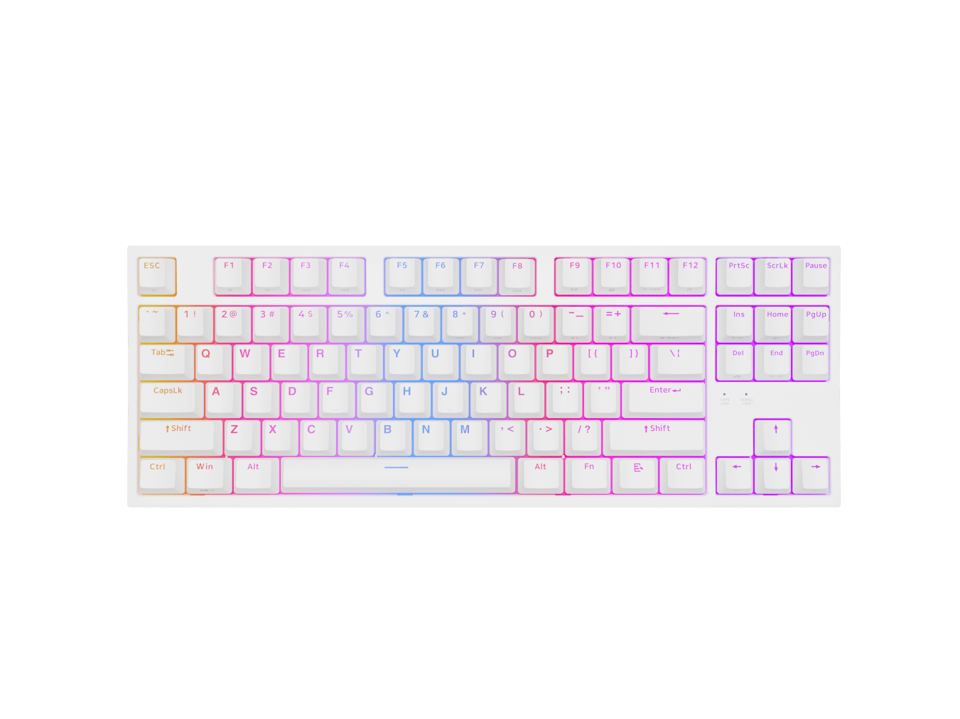 Genesis Thor 404 TKL White (Gateron Yellow Pro)