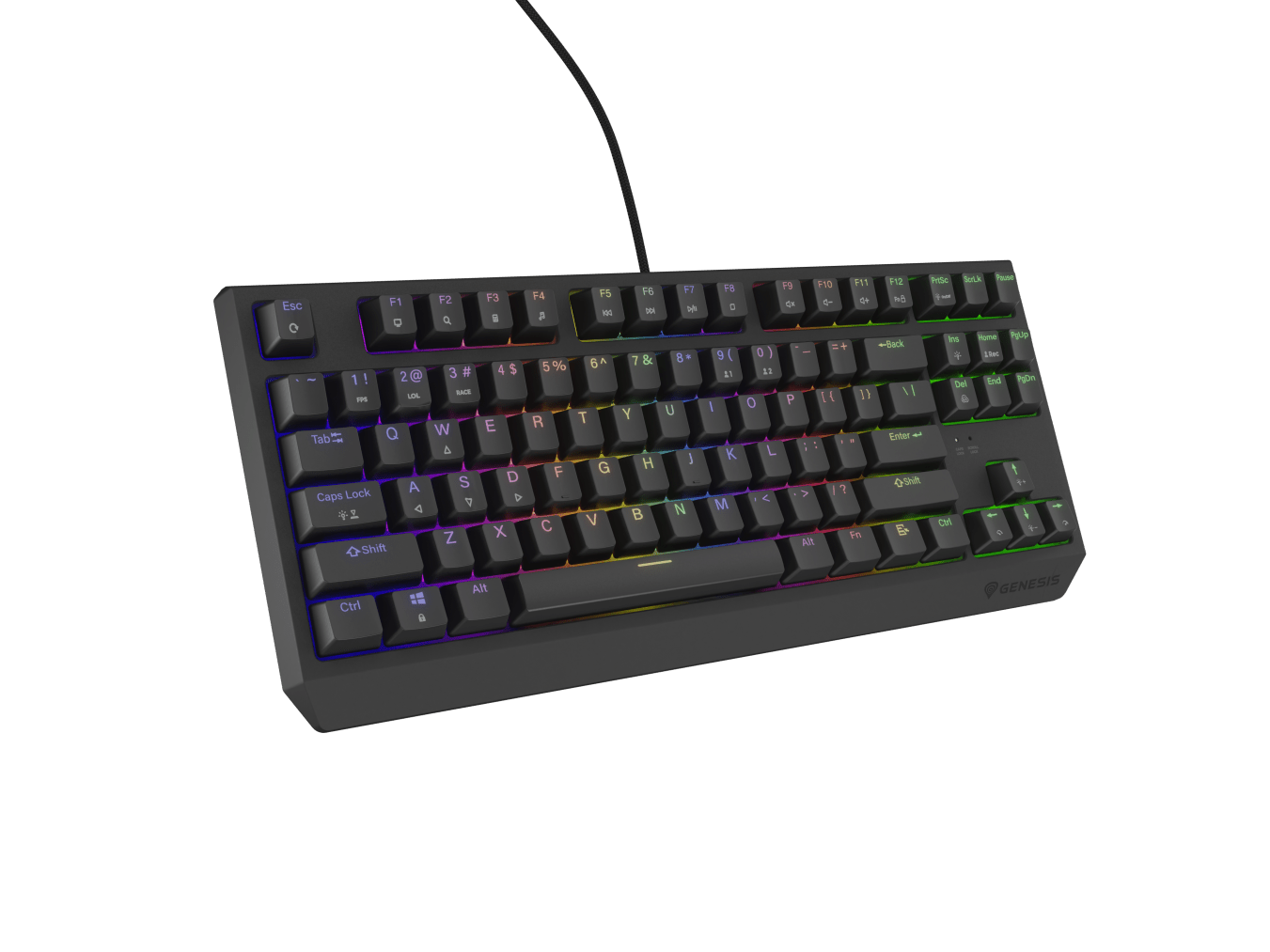Genesis Thor 230 TKL Black (Outemu Red)