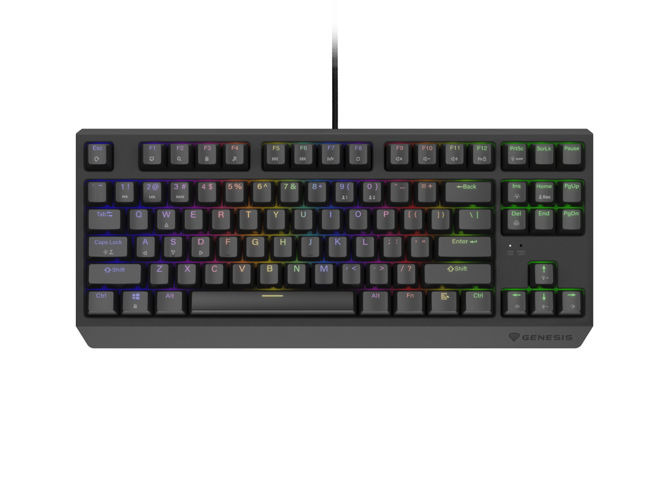 Genesis Thor 230 TKL Black (Outemu Red)