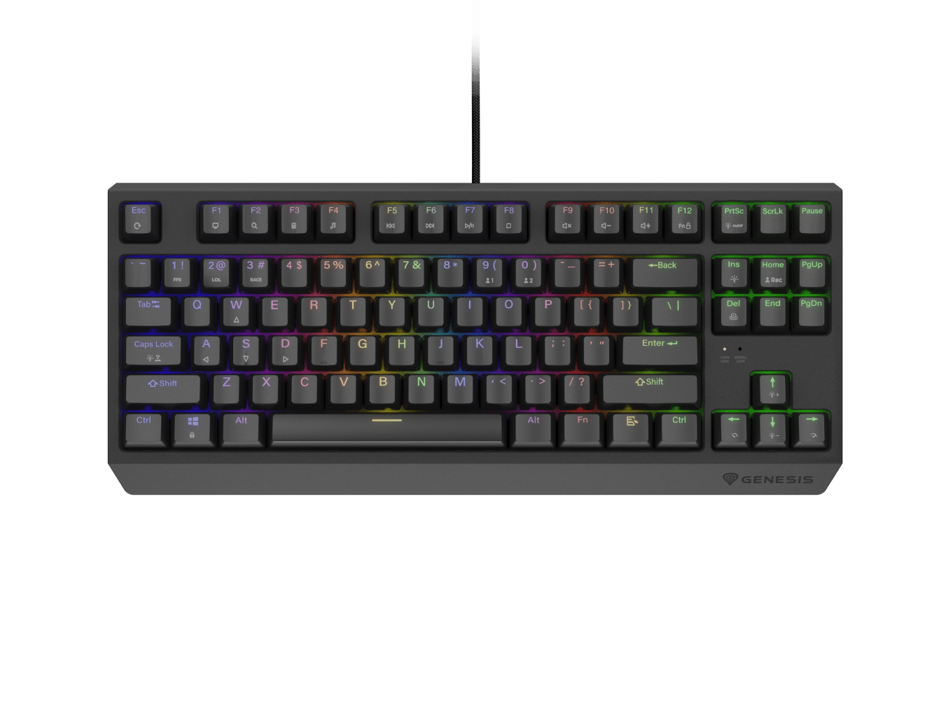 Genesis Thor 230 TKL Black (Outemu Brown)