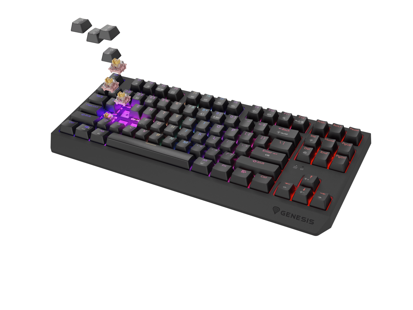 Genesis Thor 230 TKL Wireless Black (Outemu Panda)