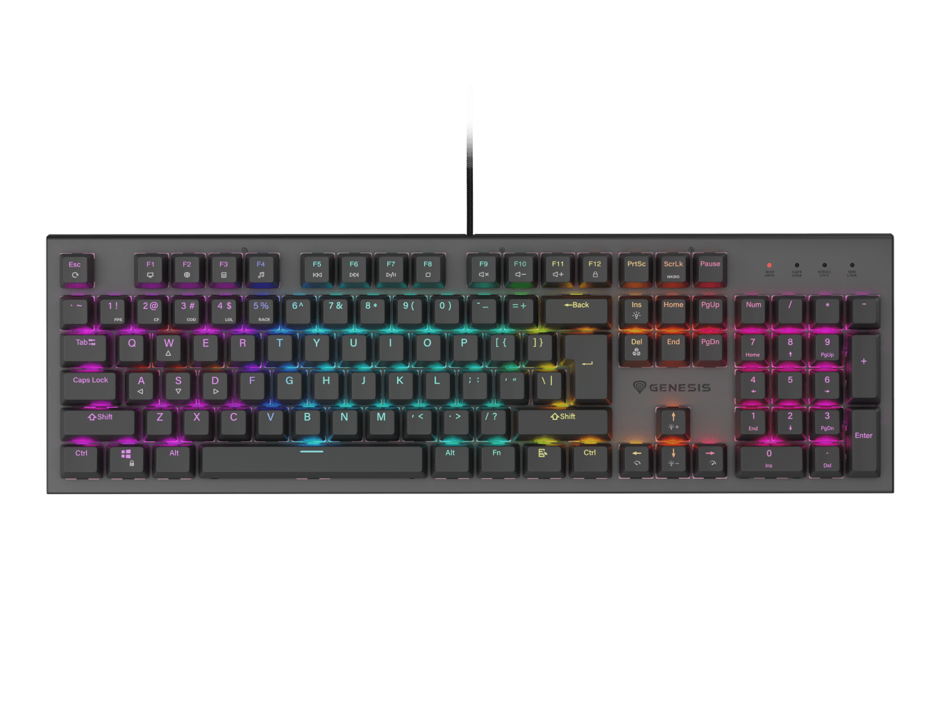 Genesis Thor 303 Black (Outemu Peach Silent)