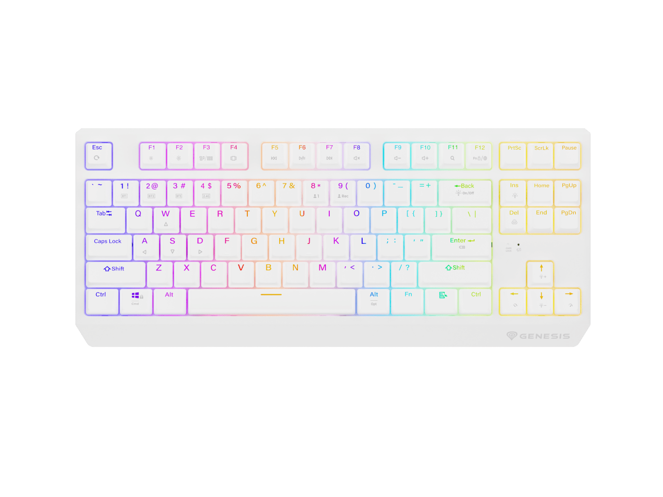 Genesis Thor 230 TKL Wireless White (Outemu Red)
