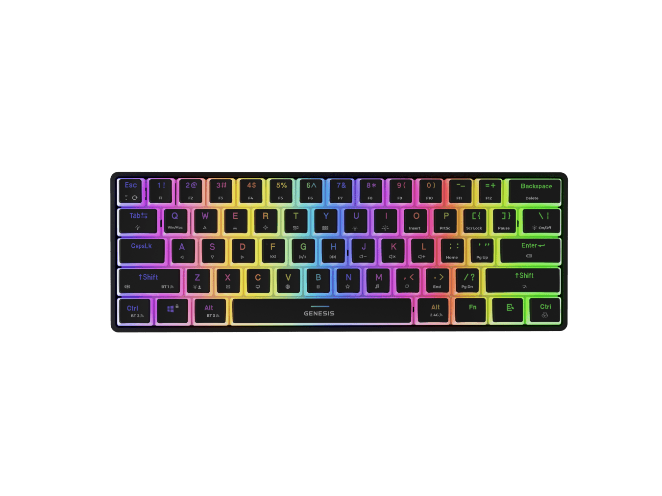 Genesis Thor 660 G2 Black (Gateron Red)