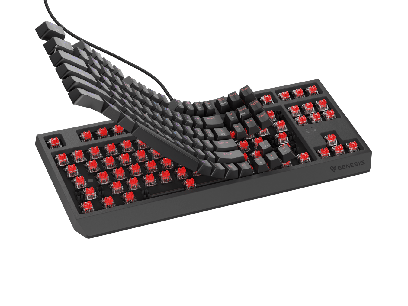 Genesis Thor 230 TKL CZ/SK Black (Outemu Red)