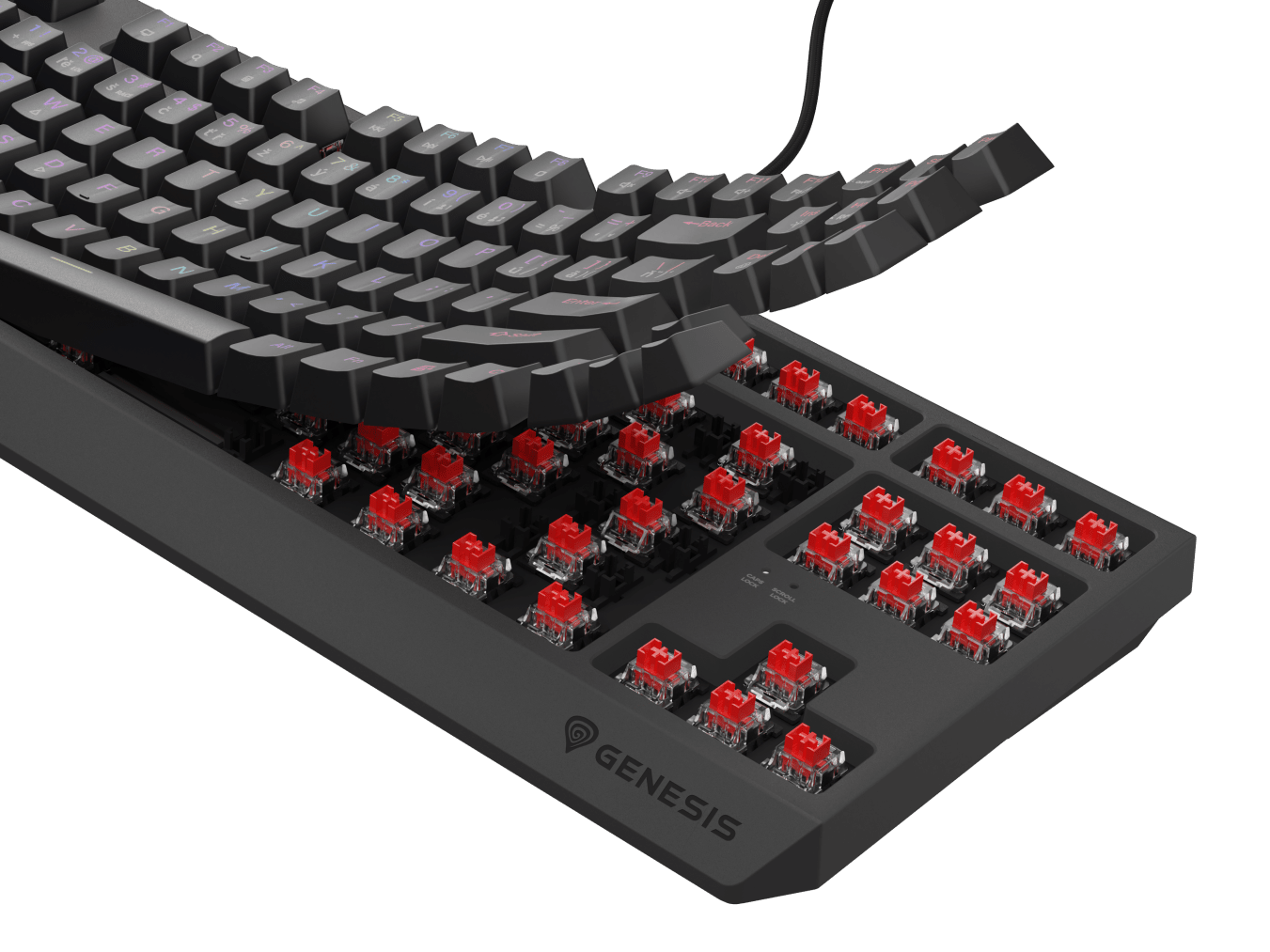 Genesis Thor 230 TKL CZ/SK Black (Outemu Red)