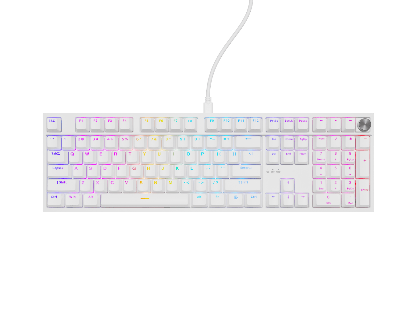 Genesis Thor 404 White (Gateron Yellow Pro)