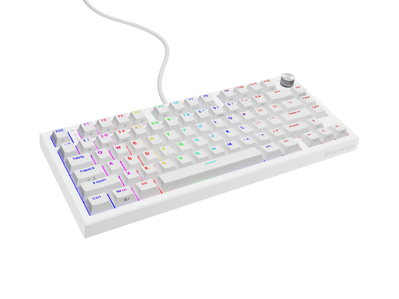 Genesis Thor 404 75% White (GENESIS GenX Abyssal)
