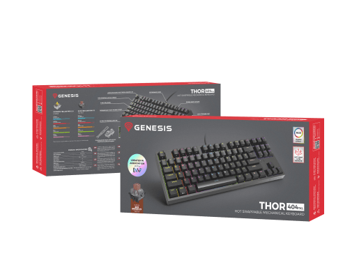 Genesis Thor 404 TKL BLACK (KAILH BOX BROWN V2)