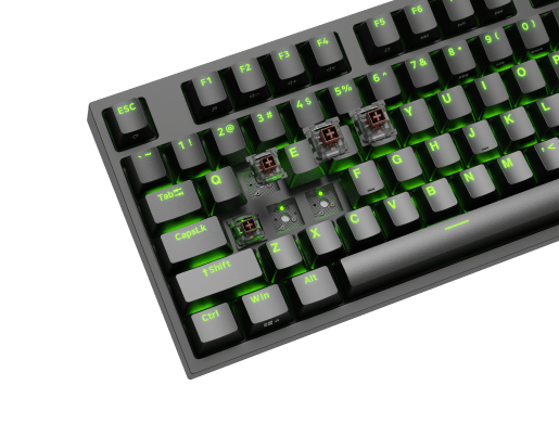 Genesis Thor 404 TKL BLACK (KAILH BOX BROWN V2)