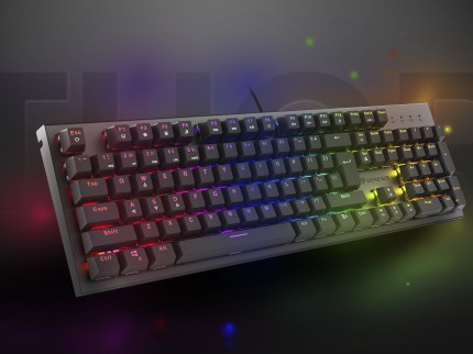 Genesis GAMING KEYBOARD GENESIS THOR 303 US LAYOUT RGB BACKLIGHT BROWN SWITCH HOT SWAP