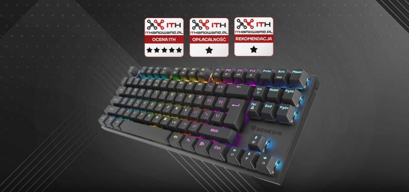 Genesis Thor 303 TKL Black with 3 awards from IThardware!
