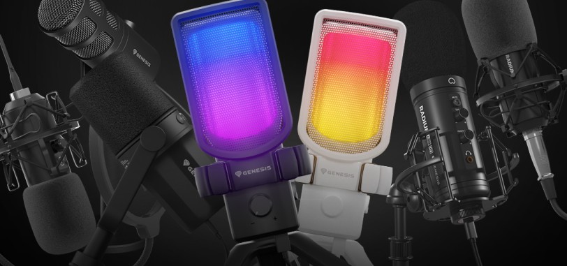 GENESIS Radium microphones - from streaming to the studio