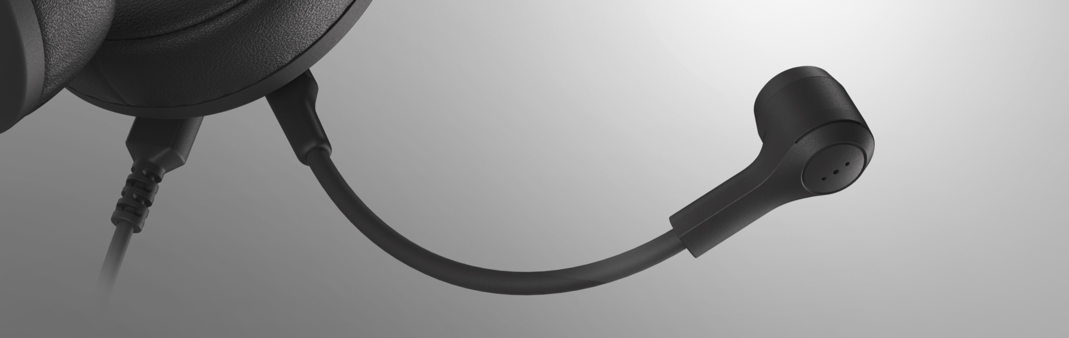 Black USB gaming headset with 7.1 surround sound, featuring a flexible microphone for clear communication