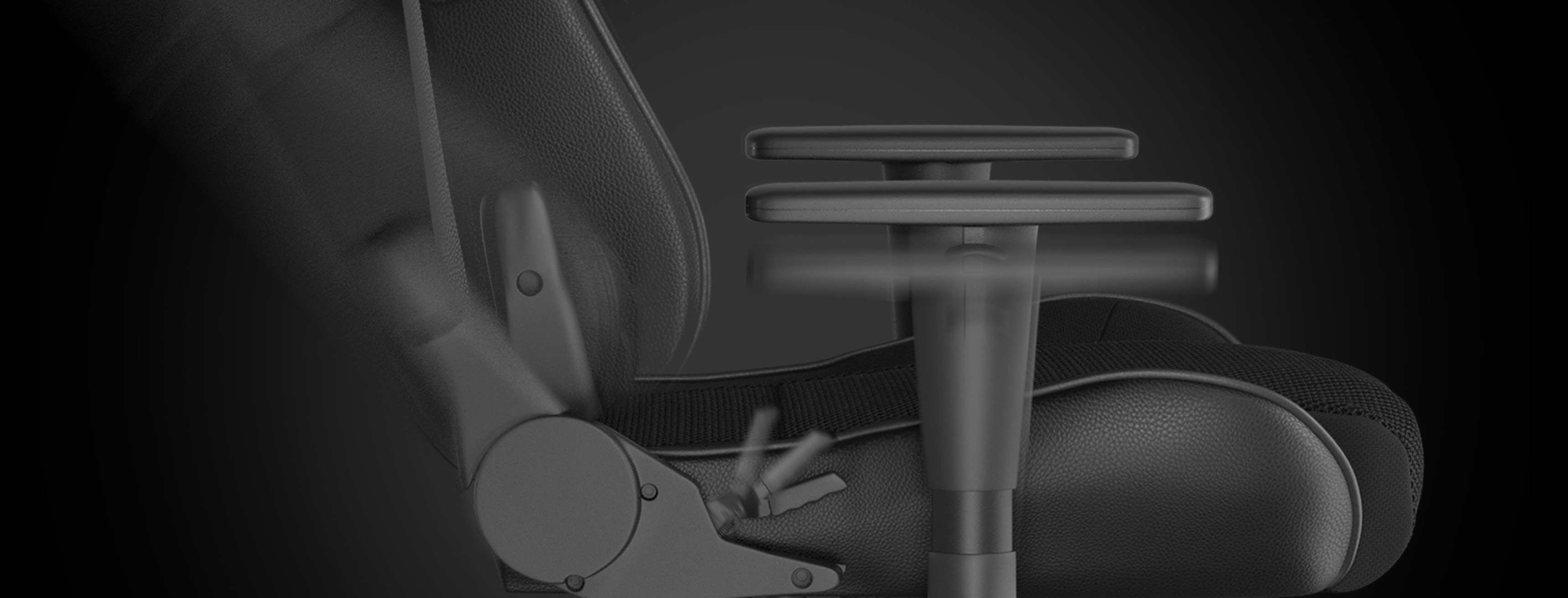 Gaming chair Genesis Nitro 440 G2 in black mesh design, featuring adjustable armrests and ergonomic structure