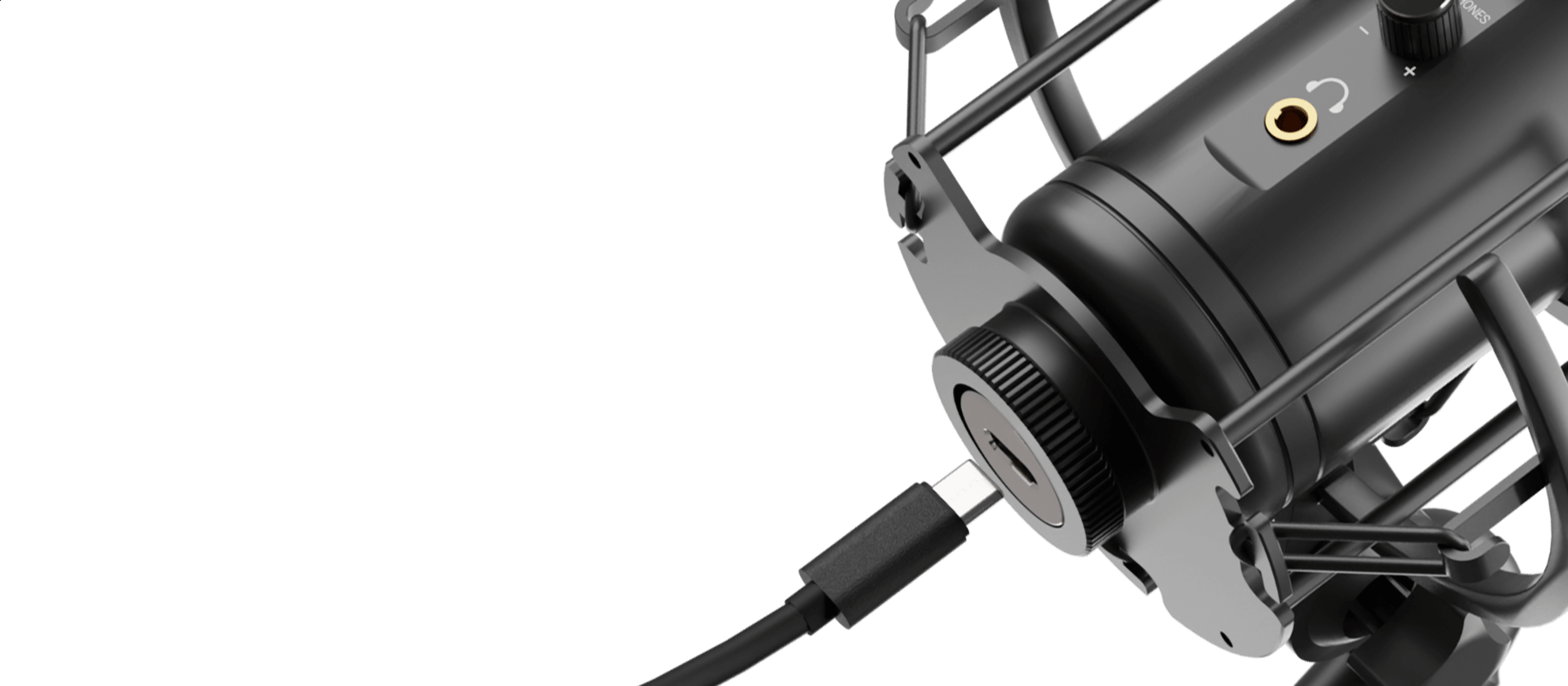 USB microphone Genesis Radium 600 G2, featuring a robust design and connection port visible