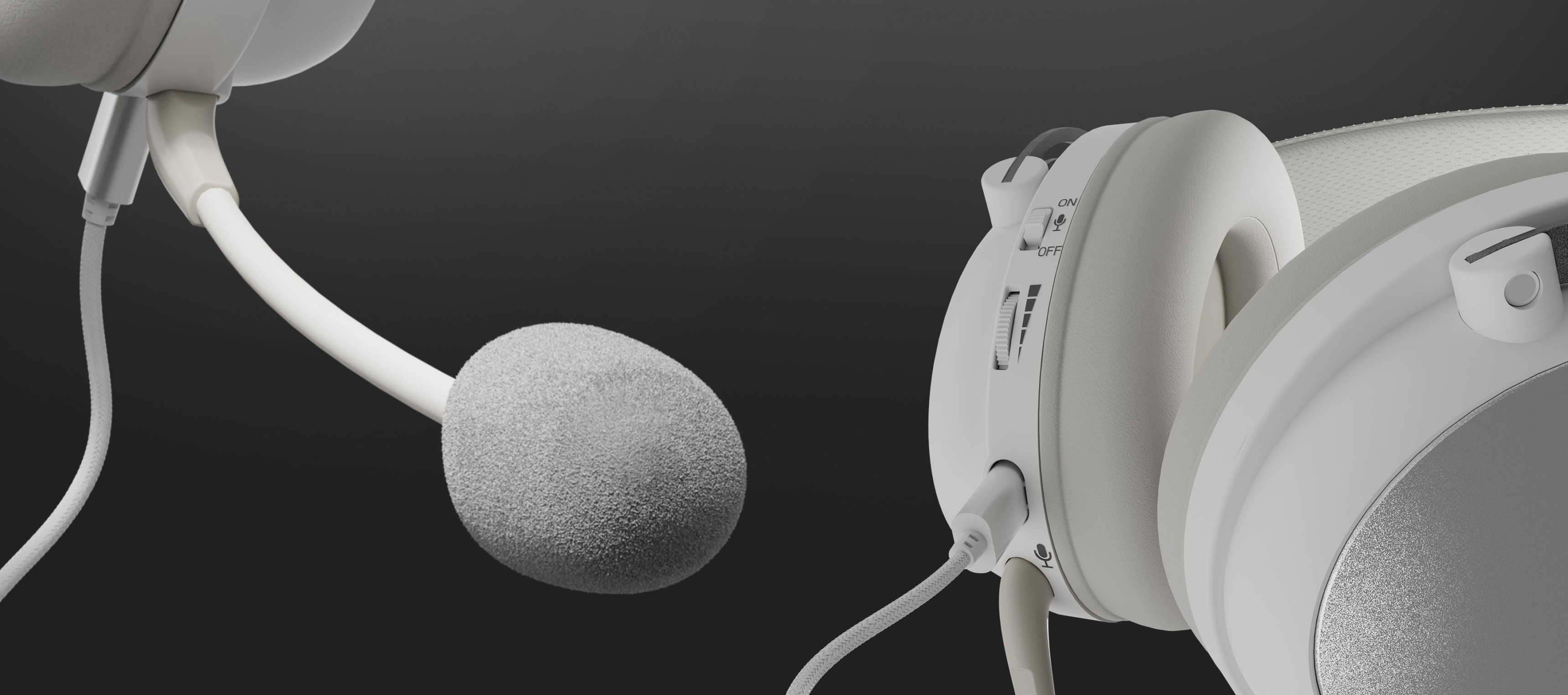 Black Genesis Toron 301 over-ear headphones with a microphone, featuring a sleek design and comfortable ear cushions