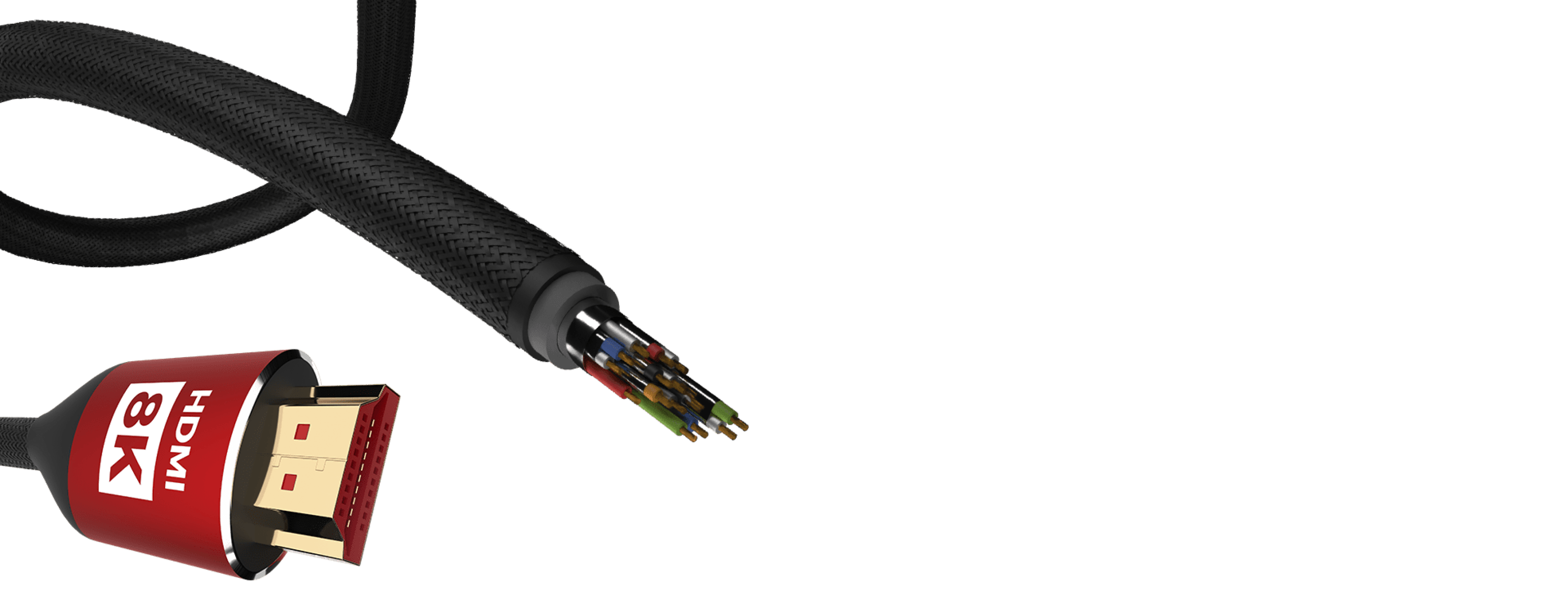 Premium HDMI cable, 3 meters long, supports 8K at 60Hz, designed for PS5 and PS4, with a durable black sheath