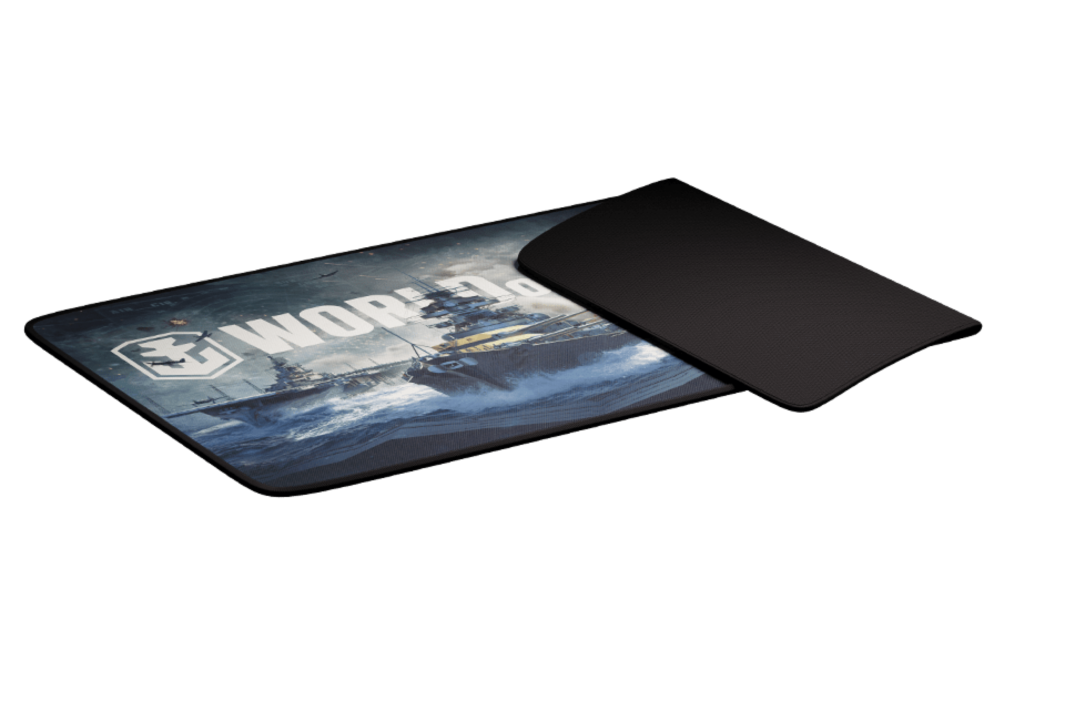Gaming mouse pad featuring the "World of Warships" design, measuring 900x450mm, with a smooth surface for enhanced performance