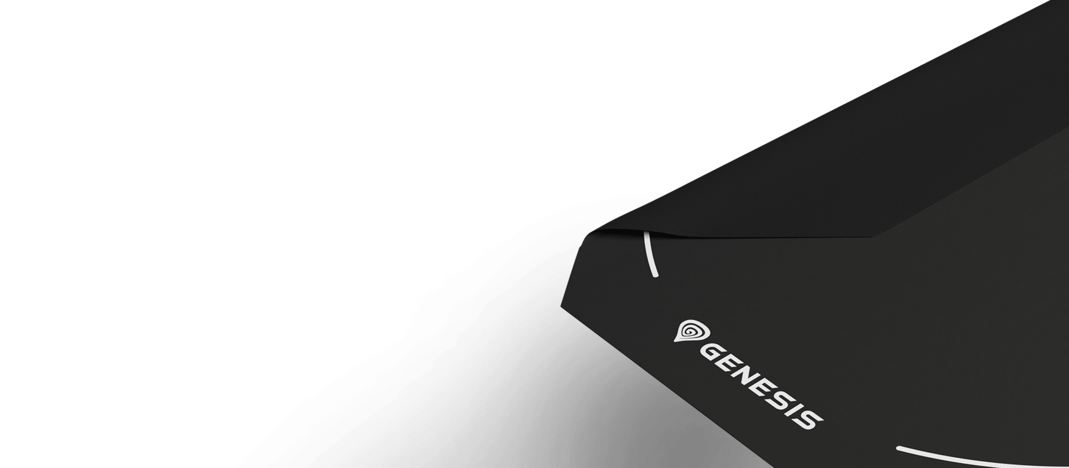 Protective mat for Genesis Tellur 400 gaming chair, featuring an octagonal design and logo, measuring 100 cm