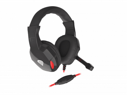 [OUTLET] HEADSET GENESIS ARGON 120 WITH MICROPHONE BLACK-RED (DAMAGED PACKAKING)-5
