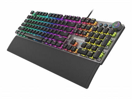 [OUTLET] GAMING KEYBOARD GENESIS THOR 401 RGB US LAYOUT BACKLIGHT MECHANICAL BROWN SWITCH SOFTWARE (POST-TEST-4