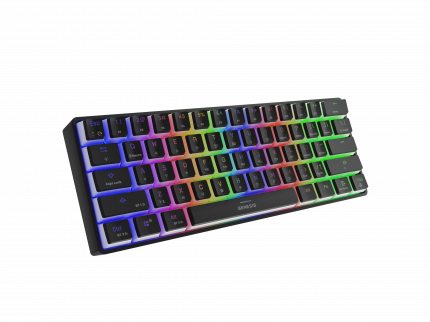 [OUTLET] GAMING KEYBOARD GENESIS THOR 660 US LAYOUT WIRELESS RGB BACKLIGHT MECHANICAL BLACK GATERON RED (POST-3